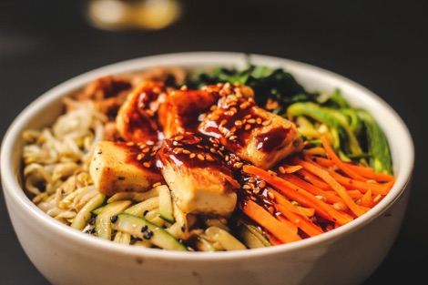 Vegan bibimbap